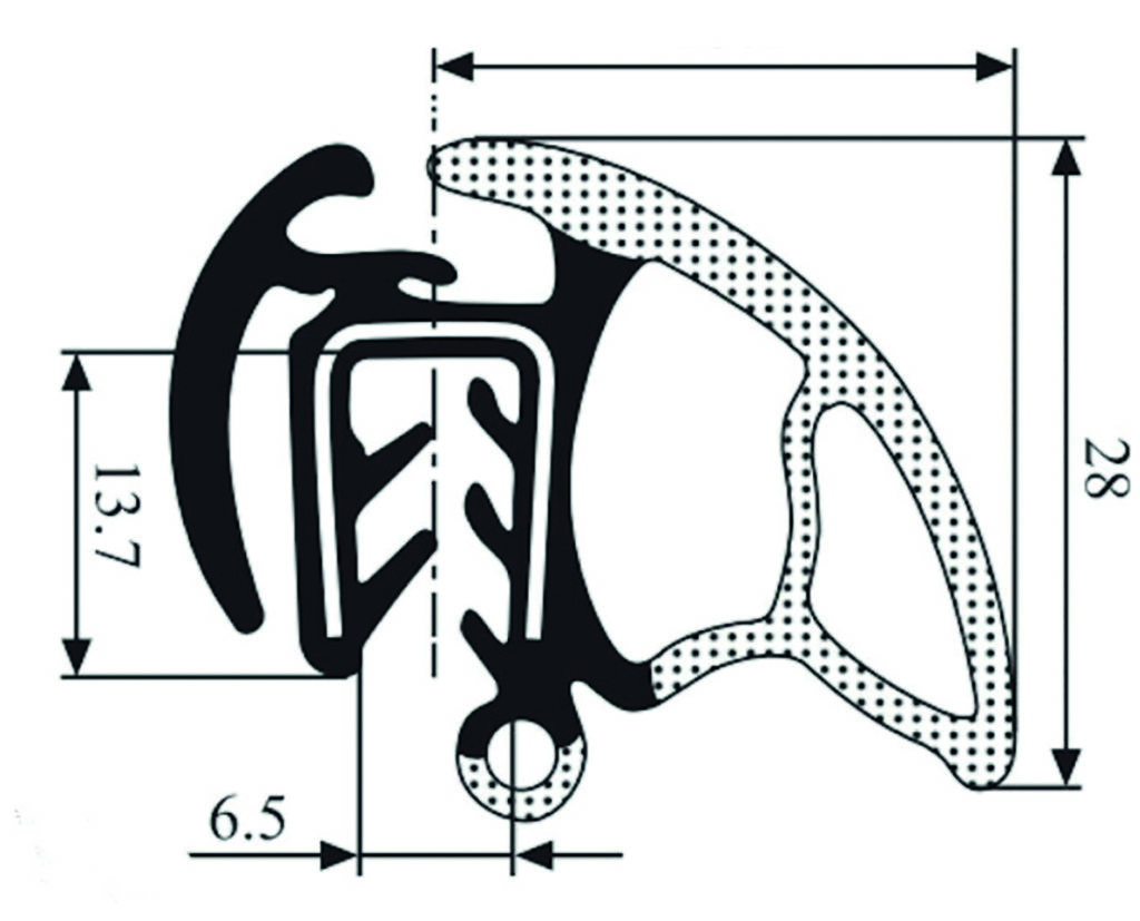 BRS2416 Seal for the VW Transporter T5 and T6